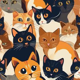 Cat Background Wallpaper - cat background art  
