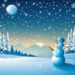 Winter background wallpaper - snowman winter background  