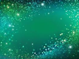 Blue Green Glitter Background  