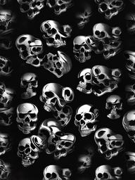 Dark Skull Wallpaper  ,mobile iphone background wallpaper