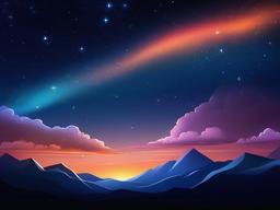 Beautiful Night Sky Hd  ,desktop background wallpaper