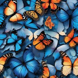 Butterfly Background Wallpaper - aesthetic wallpaper blue butterfly  