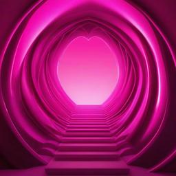 Heart Background Wallpaper - heart tunnel wallpaper pink  