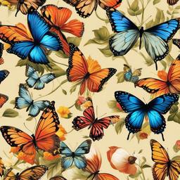 Butterfly Background Wallpaper - butterfly wala wallpaper  