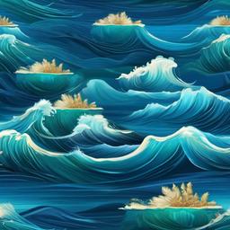 Ocean Background Wallpaper - sea background painting  
