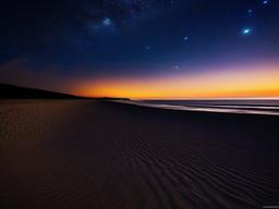 Night Sky Beach Wallpaper  ,desktop background wallpaper