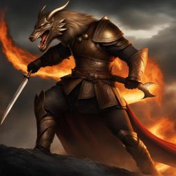 beowulf - the legendary norse hero who battled the monster grendel and a fearsome dragon. 