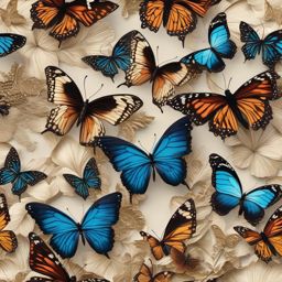 Butterfly Aesthetic Wallpaper Featuring Elegance and the Beauty of Butterfly Art intricate details, patterns, wallpaper photo