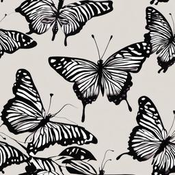zebra butterfly tattoo  