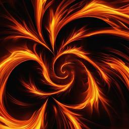 Fire Wallpaper - Flames swirling in spiral shapes  background wallpaper