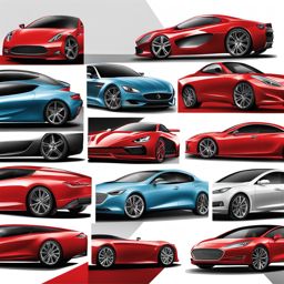 car clipart - a sleek and stylish car. 