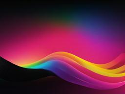 Black Rainbow Background  