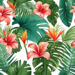 Summer Backgrounds - Tropical Paradise in the Maldives Islands  wallpaper style, intricate details, patterns, splash art, light colors