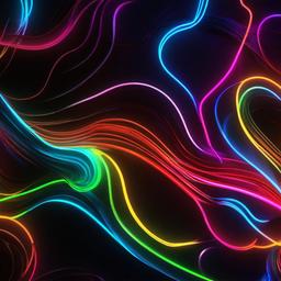 Neon Background Wallpaper - neon 3d background  