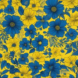 yellow and blue wallpaper  