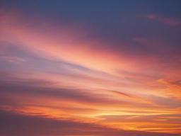 Sunset Wallpaper - Pastel sky with wispy clouds at sunset.  sunset background