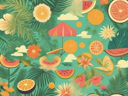 Summer Vintage Wallpaper  background