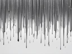 Silver Glitter Drip Background  