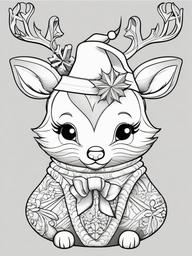 Cute Coloring Pages Christmas  outling,coloring pages,black and whit