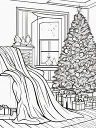 Funny Christmas Colouring Pages  outling,coloring pages,black and whit