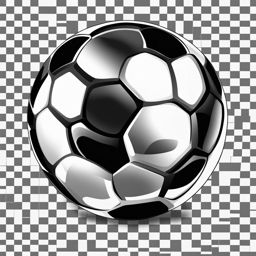 soccer ball clipart - a classic black and white soccer ball. 