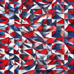 red blue and white background  