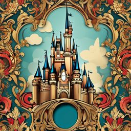 Disney Wallpapers - Disney Castle wallpaper, abstract art style, patterns, intricate