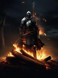 Bonfire Dark Souls Wallpaper  ,mobile iphone background wallpaper