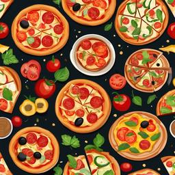 Lunch clipart - pizza slices on a plate  clipart