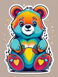 tattoo care bear  simple vector color tattoo