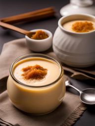 mishti doi, sweet yogurt with a caramelized sugar crust (popular in india). 