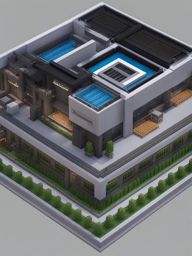 automated drone manufacturing facility with ai production - minecraft house design ideas minecraft block style