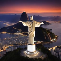 reverie in rio: christ the redeemer awakens in digital glory 