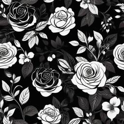 Flower Background Wallpaper - background black rose  