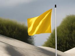 clipart of yellow flag  