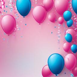 Party Background Wallpaper - pink and blue birthday background  