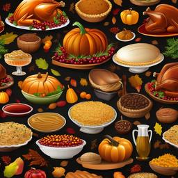 Thanksgiving Background Wallpaper - thanksgiving feast background  