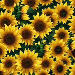 Sunflower Background Wallpaper - sun flowers background  