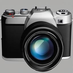 Camera clipart - camera lens close-up  