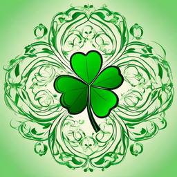 4 Leaf Clover  clipart