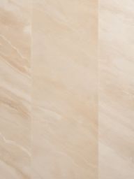 Polished travertine in a light beige with a sleek surface top view, product photoshoot realistic background, hyper detail, high resolution