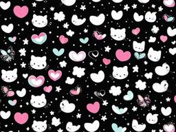 cute wallpapers in black  ,desktop background wallpaper