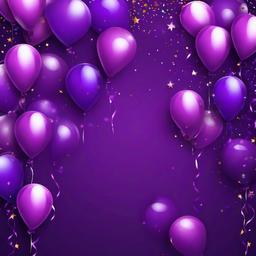 Party Background Wallpaper - purple birthday balloons background  