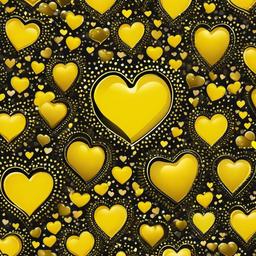 Heart Background Wallpaper - yellow background heart  