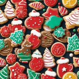 Cookie clipart - decorated cookies for a holiday  