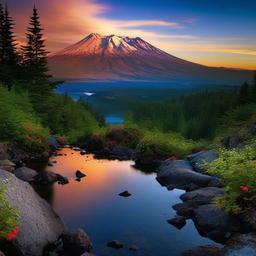 Mountain Background Wallpaper - mt st helens wallpaper  