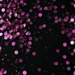 Glitter background - black background with pink glitter  