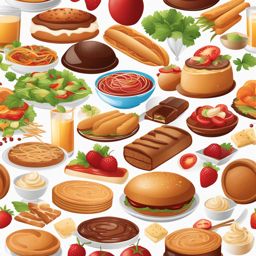 food clipart transparent background - displaying culinary delights. 