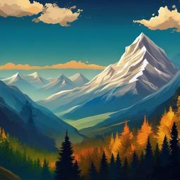 Mountain Background Wallpaper - mountain background painting  