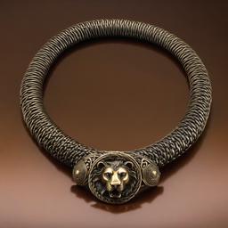 celtic torc with lion heads 